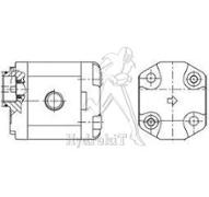 Pompe GR1 1.7 cm3 - rotation droite - flasque vis traversant arbre tournevis
