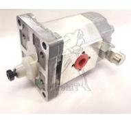 Zahnradpumpe - Baugröße 1 - 6 cm3 - 1/8 konische Welle - italienischer Flansch - Rechtsdrehung