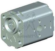 Pompe engrenages GR2 4 cm3 - rotation gauche - flasque vis traversante arbre tournevis