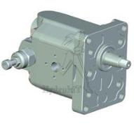 Zahnradpumpe - Gruppe 2 - 6 cm3 - 1/8 konische Welle - italienischer Flansch - Rechtsdrehung