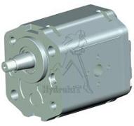 BG2 8 cm3 Zahnradpumpe - Linkslauf - Gewindeflansch durch ko