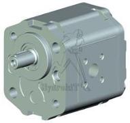 Pompe GR2 11 cm3 - rotation gauche - flasque vis traversant arbre cylindrique Ø15mm