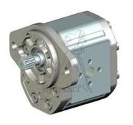 BG3 Hydraulikpumpe 22cc links Frontflansch SAEB mit Abstand 146,05 13 Zähne Anschlüsse 40x40mm