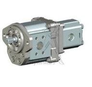 Pompe double GR3+GR2 38+17 cm3 - flasque SAE B arbre cannelé SAE B Z13