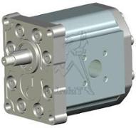 BG3 Zahnradpumpe 38cc links Konus 1/8 Flansch: 128,1x98,4mm Anschlüsse 55x55mm