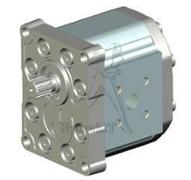 Pompe engrenages GR3 44 cm3 - rotation gauche - flasque Italien arbre cannelé SAE B Z13