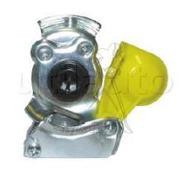 Main pneumatique Jaune pour circuit freinage air - cote tracteur M16x150
