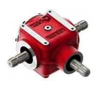 Boitier renvoi d'angle 90° 2 sorties1''3/8 R: 1/1 - 111 KW  1000 TR/MN