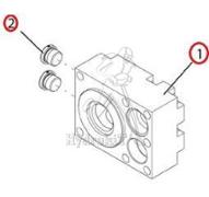 Tête droite de pompe à eau Dynaset HPW220/50-70-AB
