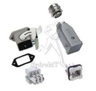 Connecteur 6 points avec prise droite + embase encastrée + inserts M/F + presse-étoupe