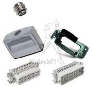 Connecteur 16 points avec prise droite + embase encastrée + inserts M/F + presse étoupe