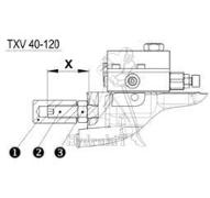Kit de réglage de la cylindree maxi - TXV 40-120 - 0518386