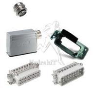 Connecteur 16 points avec prise latérale + embase encastrée + inserts M/F + presse-étoupe