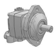 Pompe piston cylindrée fixe F11 19cc - Rotation droite 350bar - Cetop 2 trous Ø112 - arbre cyl Ø25mm