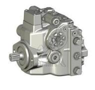 Pompe à pistons circuit fermé H1P 53cm3/tr - commande Prop - SAE-B - 14 dents - PTO SAEA