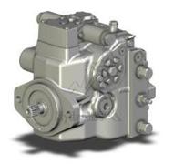 Pompe à pistons circuit fermé H1P 53cm3/tr - commande Prop - SAE-B - 15 dents - PTO SAEA