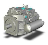 Pompe à pistons circuit fermé Série 90 - 130cm3/tr - commande Prop - SAE-D - 27 dents - PTO SAEA