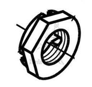 ECROU CRENEAU 6 PANS M42