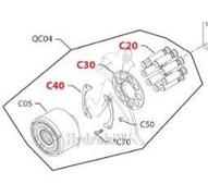 Zylinderblock-Kit 90PV180 Danfoss 11145675 ersetzt 518355