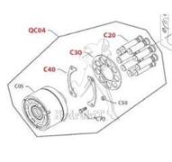 Zylinderblocksatz 90PV075 Danfoss 8510365