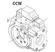 END CAP-PUMP RAD J II CCW AUX FRAME
