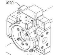 END CAP-PUMP J RAD CWII