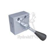 Robinet à boisseau cylindrique 3 voies - G3/4 - compact - 100L/min - 500bar