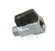 Robinet à boisseau sphérique 2 voies - laiton nickélé - G1/2 - Male/Femelle - Air/Huile/Eau - 10b