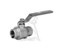 Robinet à boisseau sphérique 2 voies - 20/27 - inox - 3/4 - Femelle/Femelle - passage intégral