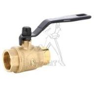 Robinet à boisseau sphérique 2 voies - 20/27 - laiton - 3/4 - Male/Femelle - Poignée noire