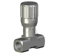 Restricteur de débit manuel bidirectionnel G1/8 - 210bar - réglage fin - 10 tours