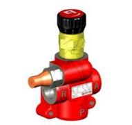 Régulateur de débit manuel 3 voies - 70L/min - Reg 0-65L/min + LP 180b