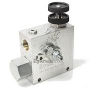 Régulateur de débit manuel 3 voies - 90L/min - Reg 0-55L/min + LP