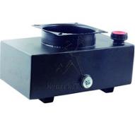 Réservoir vertical 7 litres carré en acier