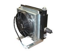 Échangeur T°C air/huile 10 à 80L/min avec ByPass + ventilateur 12Vcc