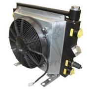 Échangeur T°C air/huile 60 à 160L/min avec ByPass + ventilateur 230V Monophasé