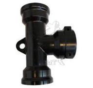 Sauganschluß M  P72 POM. schwarz