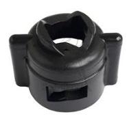 Spannmutter schwarz Schlüsselweite