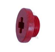 Gewindekapsel POM rot