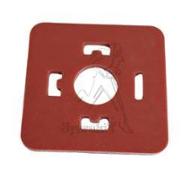 Silikondichtung 60+-5 Shore rot