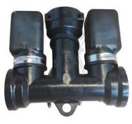 Sauganschluß P 122 kpl. mit Dämpfer