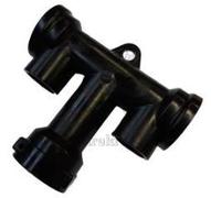 Sauganschluß P 122  POM GF,schwarz