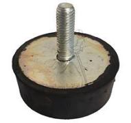 Gummipuffer D=75 H=25 M12x37 5 Shor