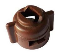 Spannmutter SW 8 Hostaform C Braun