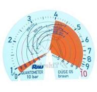 Skalenblatt 10 bar Düse 05/06