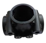 T-Stück AS40 mit Ensatbuchse M8