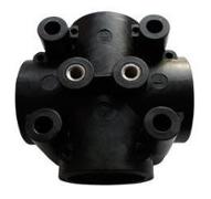 Kreuzstück AS40 mit Einspritzbuchse