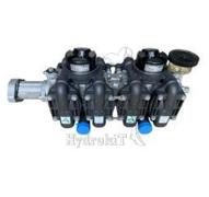 Kolbranpumpe P260/260 rechts/links mit Durchtrieb,Flanschkupplung, Ölschauglas und Desmopanmembranen