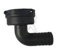 Stülptülle mit Schlauchanschluß 90°