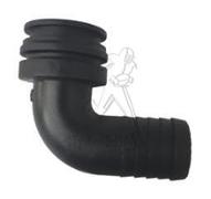 Stecktülle mit Schlauchanschluß 90°